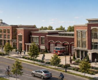 Rendering of planned Montgomery County Public Safety Complex near the CMCSS Kirkwood Campus. (Rossview Farms LCC, Contributed)