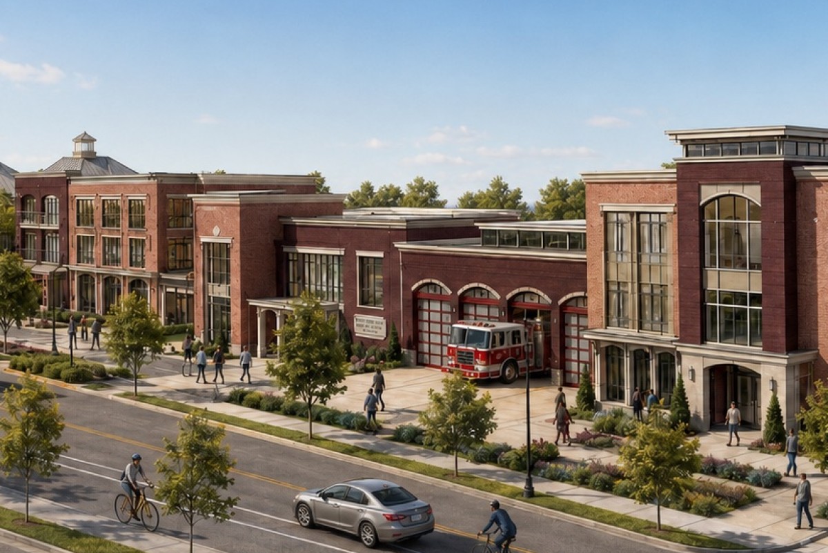 Rendering of planned Montgomery County Public Safety Complex near the CMCSS Kirkwood Campus. (Rossview Farms LCC, Contributed)