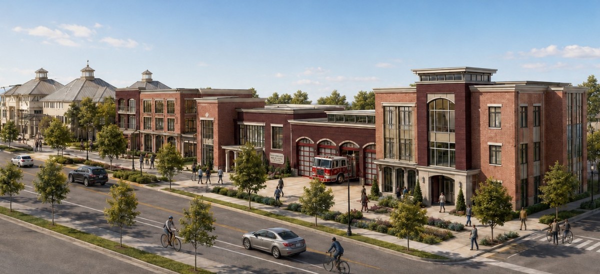 Rendering of planned Montgomery County Public Safety Complex near the CMCSS Kirkwood Campus. (Rossview Farms LCC, Contributed)