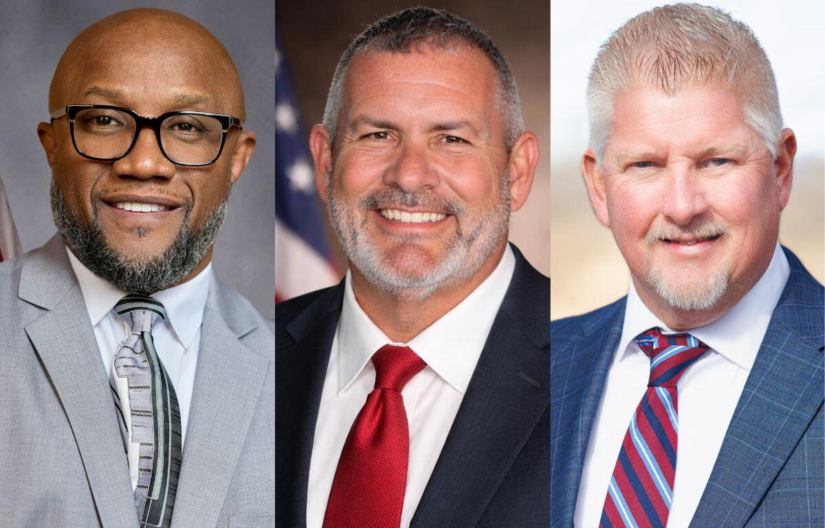 From the left, Dexter Mines, Mike Oliver and Johnny Ransdell. (Contributed)