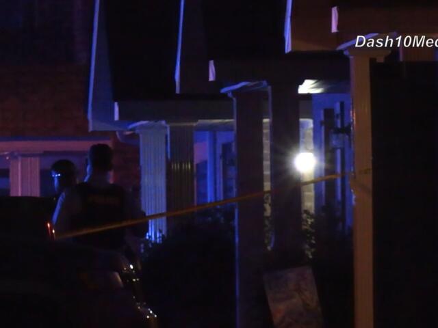 Scene after shooting that already occurred at Trenton Village in Clarksville during the early morning hours of May 18, 2026. (Dash 10 Media)