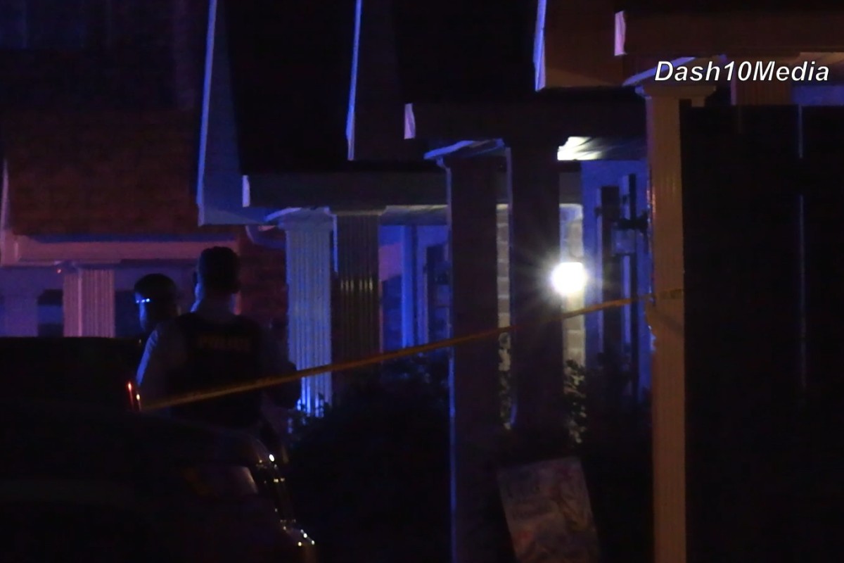 Scene after shooting that already occurred at Trenton Village in Clarksville during the early morning hours of May 18, 2026. (Dash 10 Media)