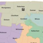 The new Congress Tennessee District 7 map proposed this week in the General Assembly. (Contributed)