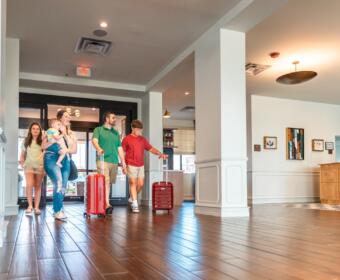Visitors arrive at the Doubletree by Hilton Riverview in Clarksville. (CMC EDC, contributed)