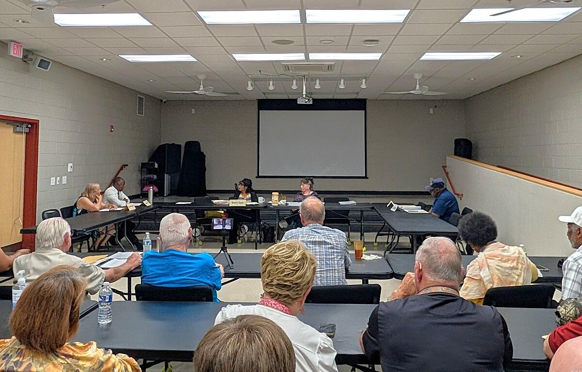 The Ajax Turner Senior Center Board meeting on June 11, 2026. (Chris Smith)