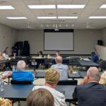 The Ajax Turner Senior Center Board meeting on June 11, 2026. (Chris Smith)