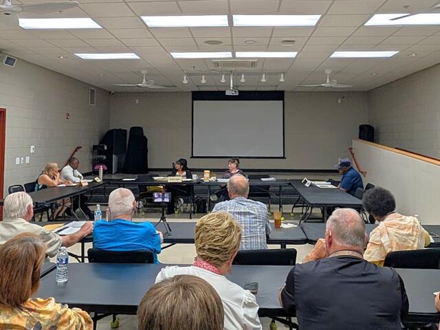 The Ajax Turner Senior Center Board meeting on June 11, 2026. (Chris Smith)