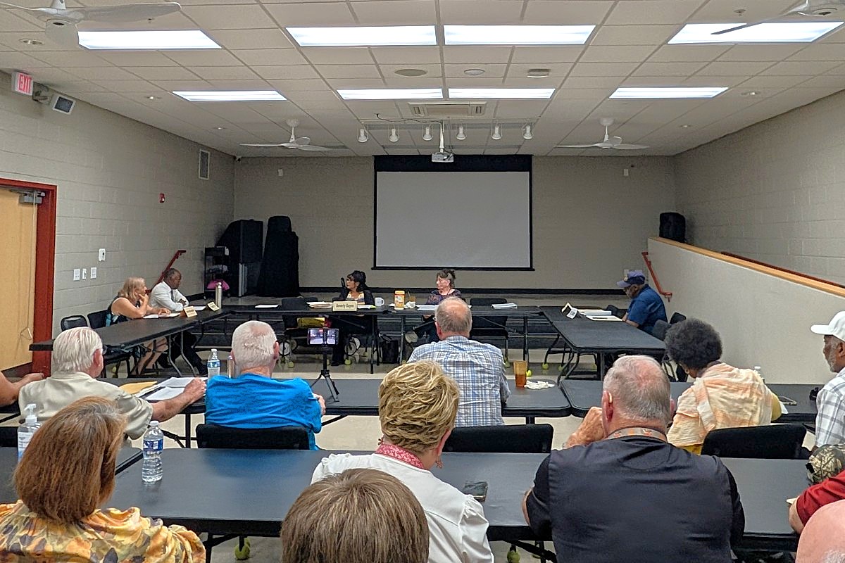 The Ajax Turner Senior Center Board meeting on June 11, 2026. (Chris Smith)