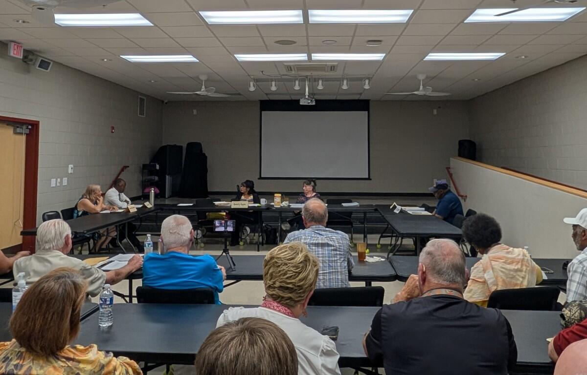 The Ajax Turner Senior Center Board meeting on June 11, 2026. (Chris Smith)
