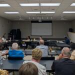 The Ajax Turner Senior Center Board meeting on June 11, 2026. (Chris Smith)