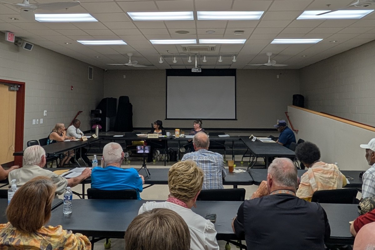 The Ajax Turner Senior Center Board meeting on June 11, 2026. (Chris Smith)