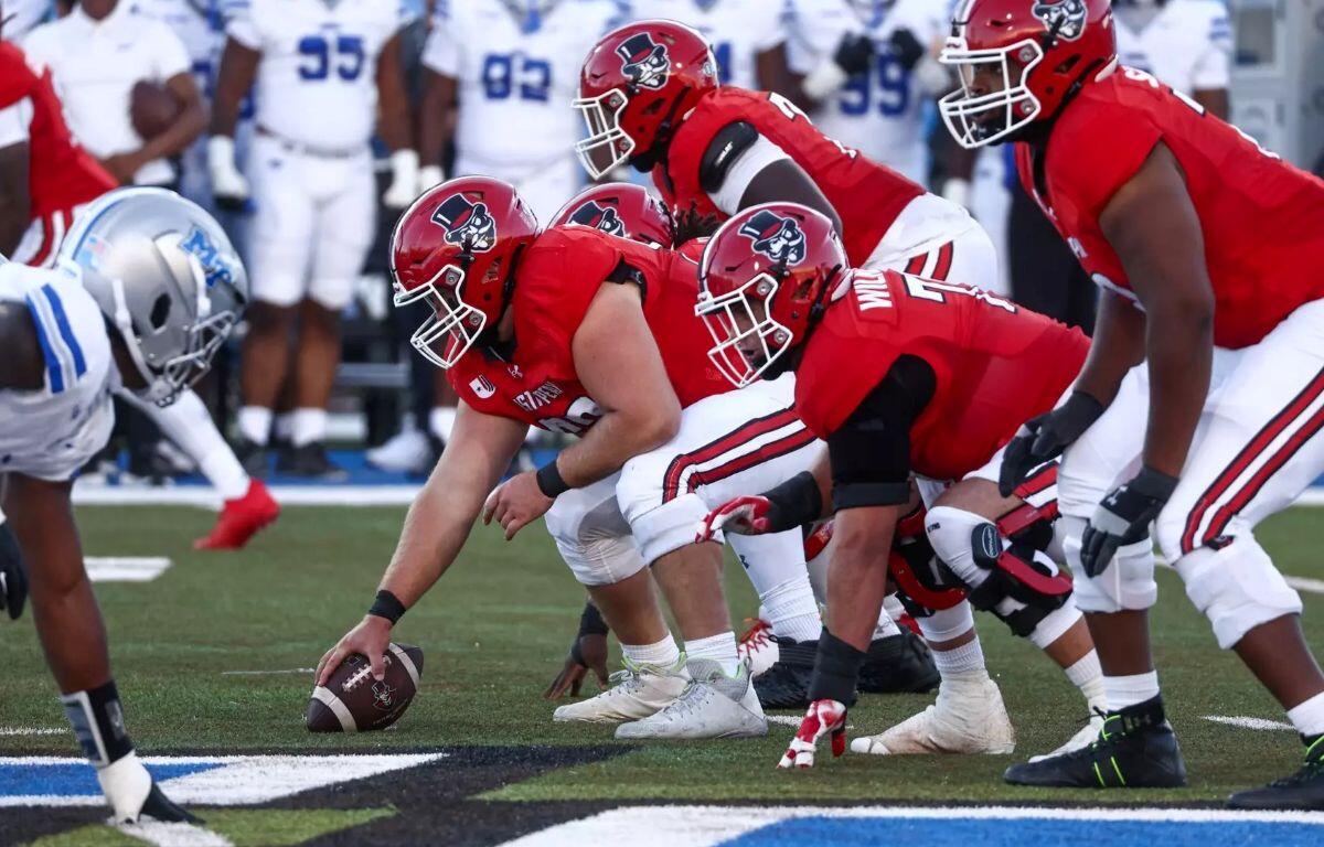 For the second time in program history and the first since defeating Kansas State in the 1987 season opener, Austin Peay’s football team took down an FBS opponent, defeating Middle Tennessee, 34-14, Saturday, August 30, 2025, at Johnny Floyd Stadium in Murfreesboro, Tennessee. (Robert Smith, APSU Athletics)