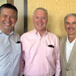 From the left, Wes Golden, Lee Harrell and Charlie Koon.