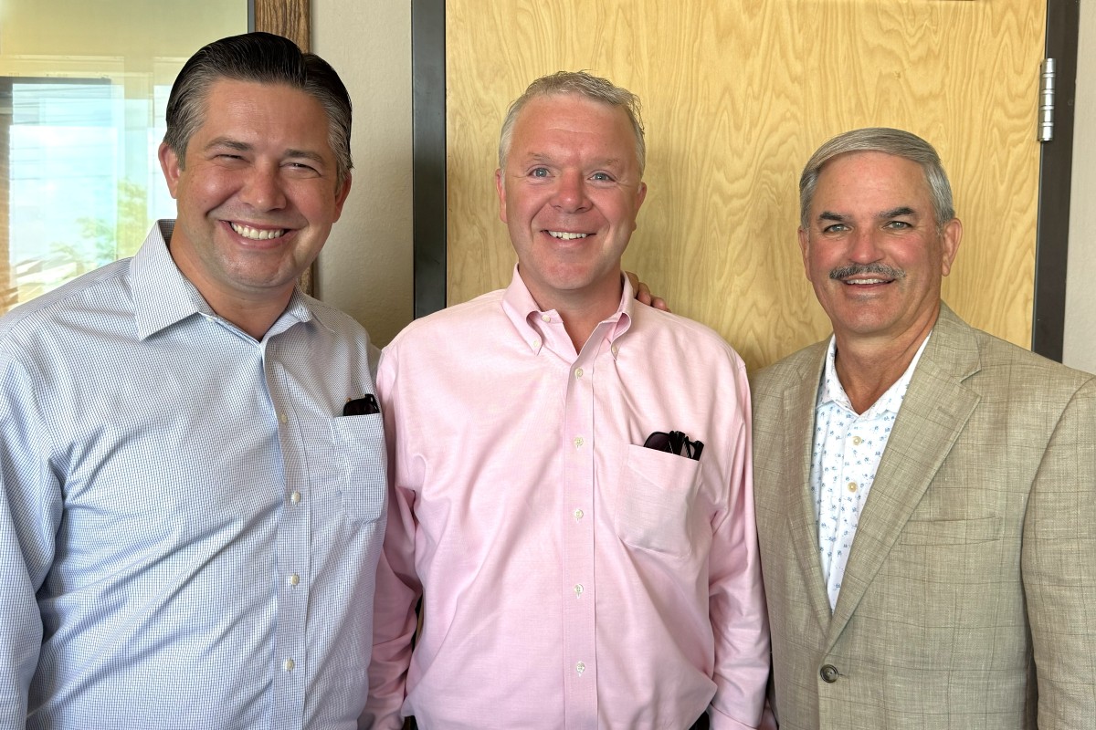From the left, Wes Golden, Lee Harrell and Charlie Koon.