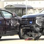 Crash on Tiny Town Road following Christian County Sheriff's Office chase into Clarksville on June 10, 2026. (Enrique Hernandez, Dash 10 Media)