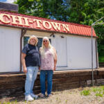 Business partners Dan Johnson and Elizabeth Self in front of Chi-Town on June 4, 2026. (Wesley Irvin)