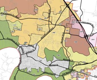 A partial view of Clarksville annexations by year, from 1962 up to February 2020. (CMC Regional Planning Commission, contributed)