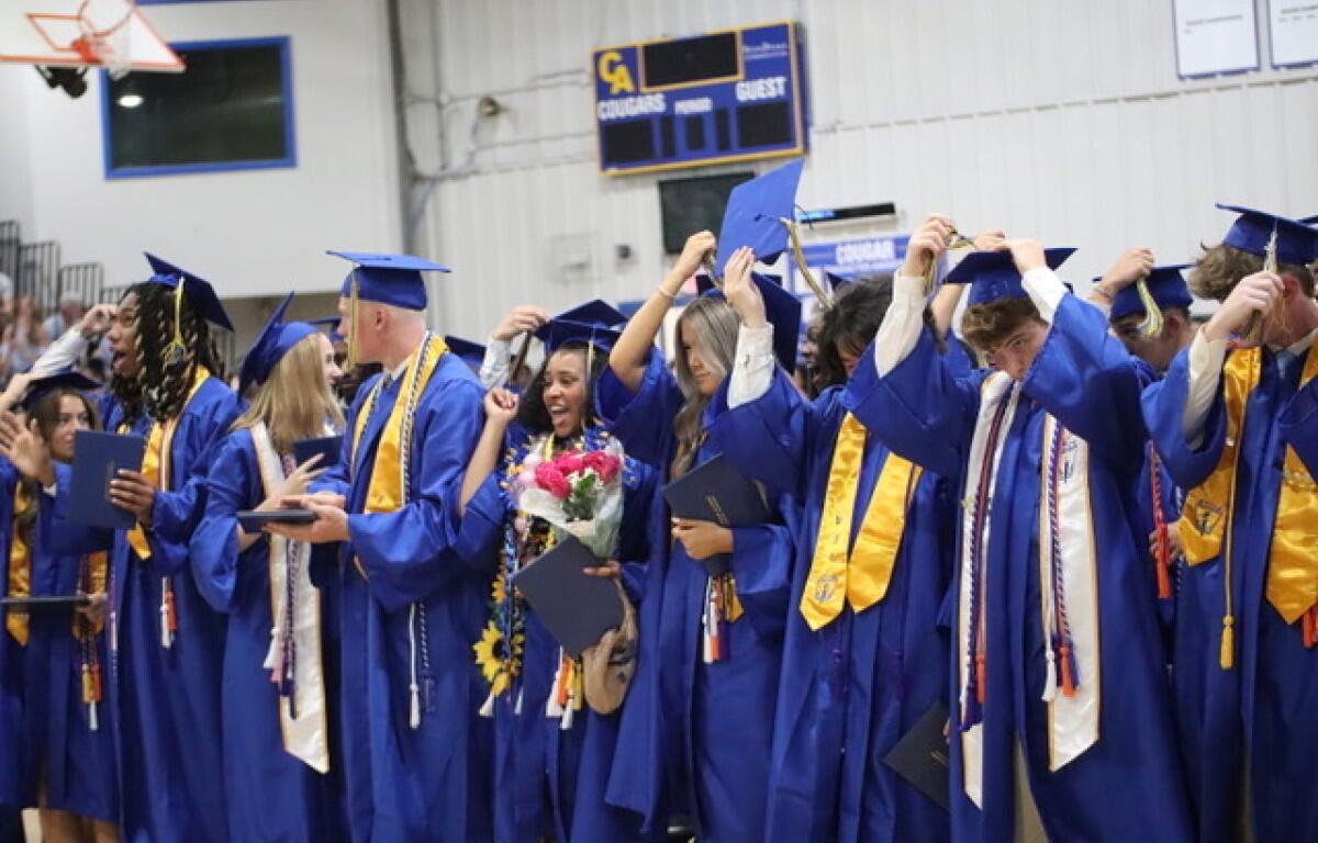 The Clarksville Academy Class of 2026 at graduation. (Contributed)