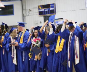 The Clarksville Academy Class of 2026 at graduation. (Contributed)