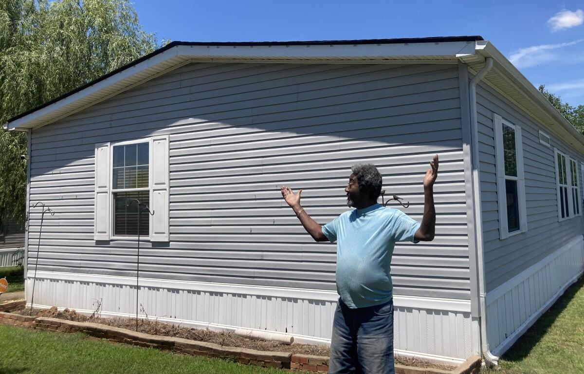 Keith Cherry in front of his home on Camden Crossing on June 3, 2026. (Christian Brown)