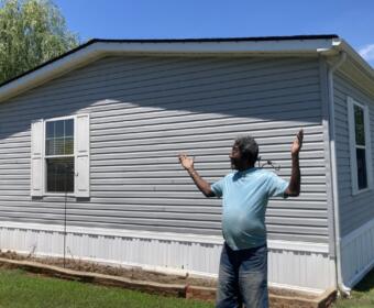 Keith Cherry in front of his home on Camden Crossing on June 3, 2026. (Christian Brown)