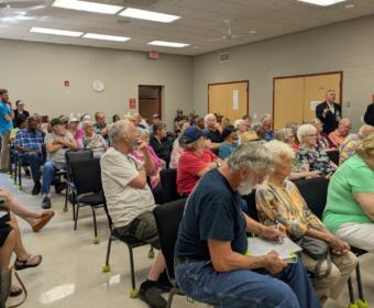 Senior Citizen Board meeting on June 25, 2026. (Nia Holland)