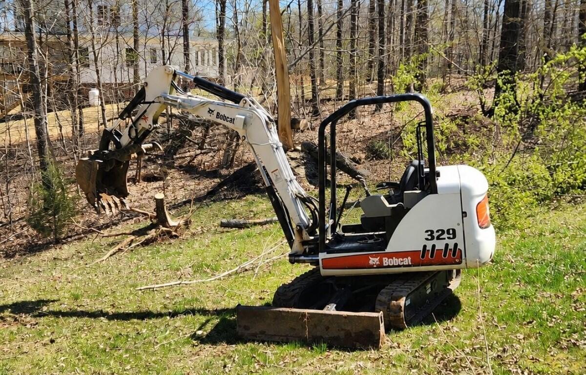 A mini excavator was stolen on Chapel Hill Road in May 2026. (MCSO, contributed)