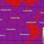 Heat risk this week as of Tuesday, June 30, 2026, in Middle Tennessee. (NWS, contributed)