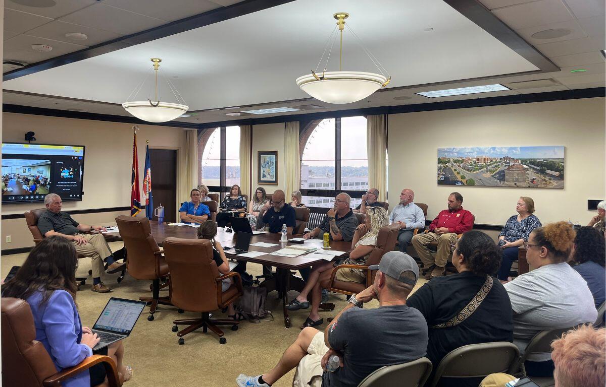 Finance Committee meeting at City Hall on July 27, 2026. (Jazmin Logan)