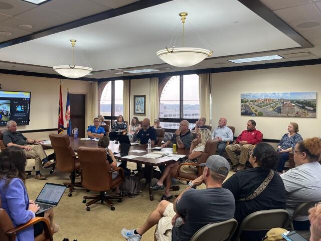 Finance Committee meeting at City Hall on July 27, 2026. (Jazmin Logan)