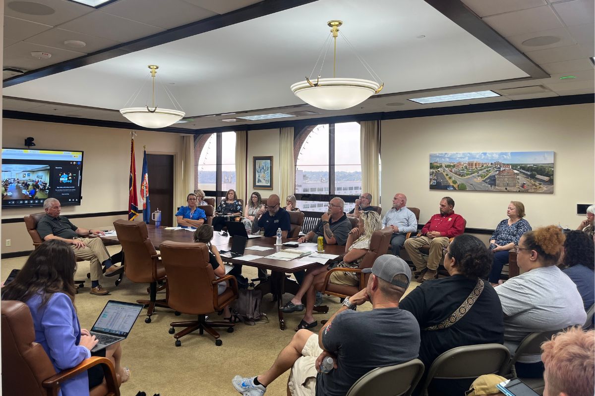 Finance Committee meeting at City Hall on July 27, 2026. (Jazmin Logan)