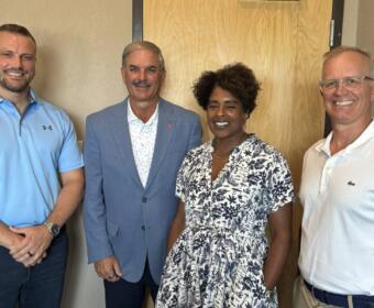 Josh Ward, Charlie Koon, Janet Wilson and Buck Dellinger.