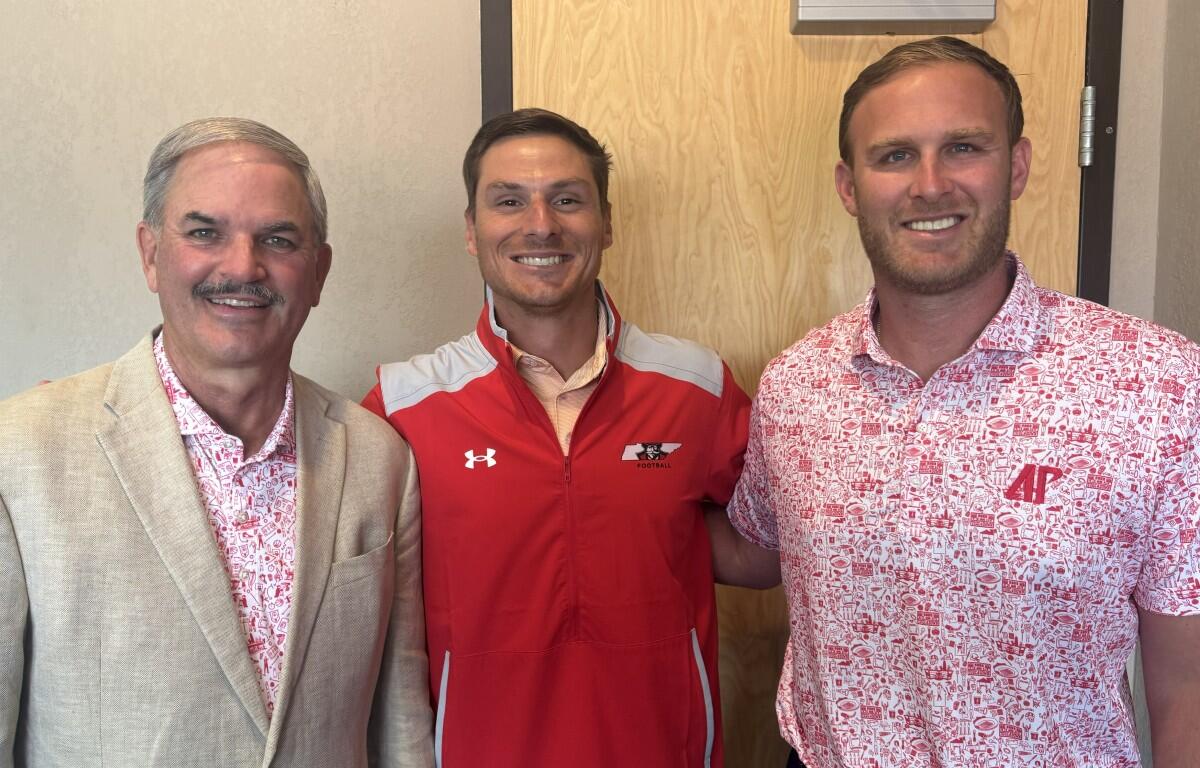 From the left, Charlie Koon, Jeff Faris and Jordan Harmon.