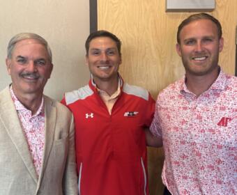 From the left, Charlie Koon, Jeff Faris and Jordan Harmon.