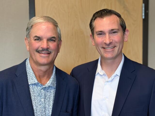 Charlie Koon, left, and Matt Van Epps.