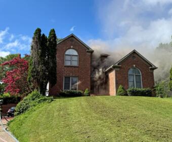 CFR responding to a structure fire on Savannah Trace Drive on July 13, 2026. (CFR, Contributed)