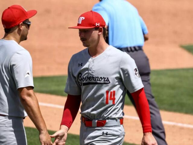 Austin Peay’s baseball team fell to Jacksonville in the opening game of the 2026 Atlantic Sun Conference Baseball Championship, Tuesday, May 19, 2026, at Melching Field in DeLand, Florida. (Alex Allard, APSU Athletics)