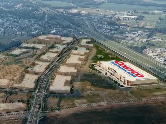 Plans for Freedom Farms with Costco as the anchor tenant, in July 2026. Interstate 24 is along the top right. (CMC EDC, contributed)