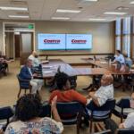 The EDC and IDB present the proposed Costco incentive package to the Montgomery County Budget Committee on July 23, 2026. (Chris Smith)