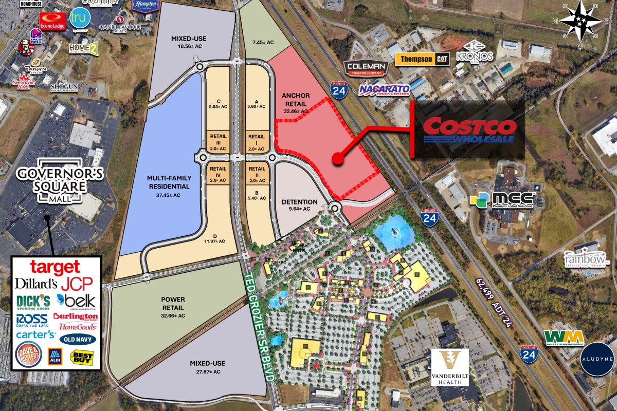 Plans for Freedom Farms with Costco as the anchor tenant, in July 2026. (CMC EDC, contributed)