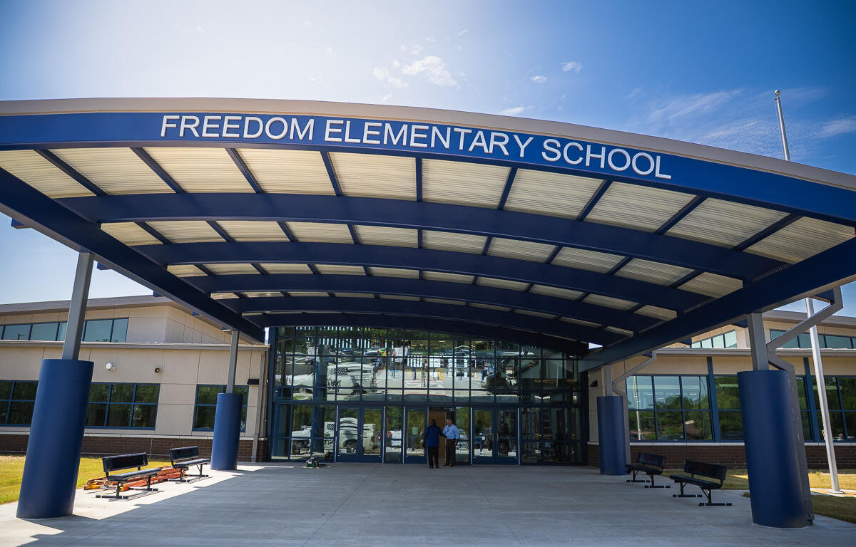 Freedom Elementary School on July 28, 2026 (Wesley Irvin).