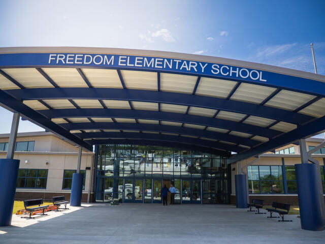 Freedom Elementary School on July 28, 2026 (Wesley Irvin).