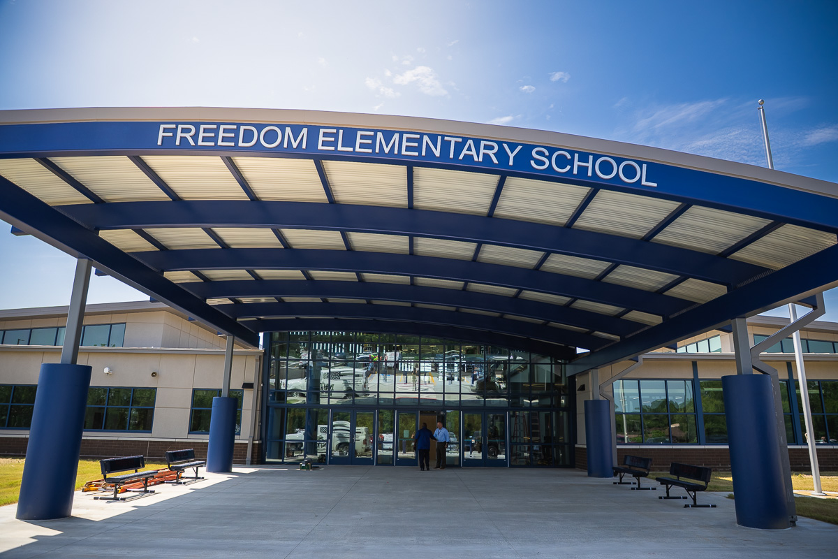 Freedom Elementary School on July 28, 2026 (Wesley Irvin).