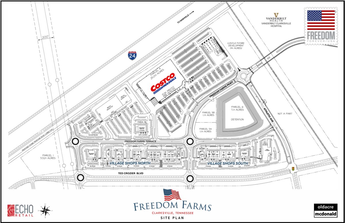 Plans for Freedom Farms with Costco as the anchor tenant, in July 2026. (CMC EDC, contributed)