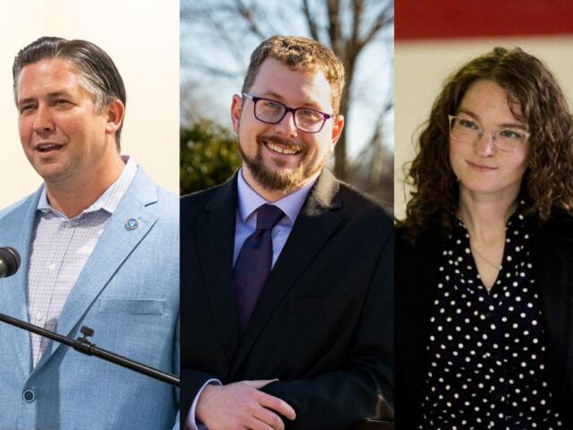 From the left, Wes Golden, Isaac Greenwood and Christine McNemar.