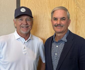 Greg Guinn, left, and Charlie Koon.