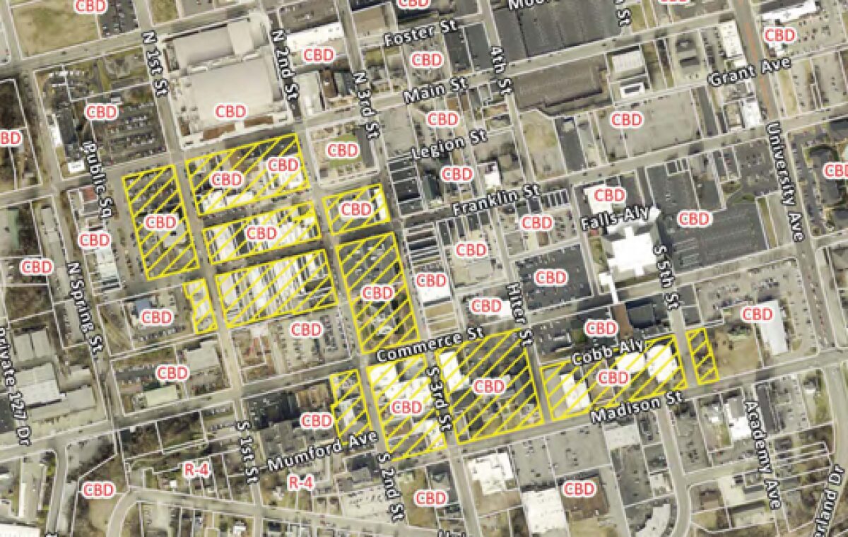 Properties proposed for addition to the downtown Clarksville historic overlay district. (RPC, contributed)