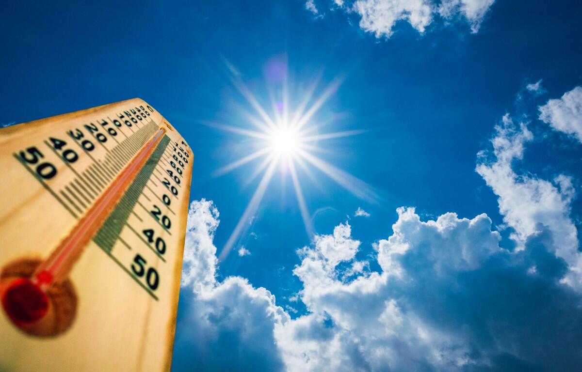 High temperatures in hot weather.