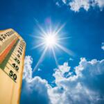 High temperatures in hot weather.