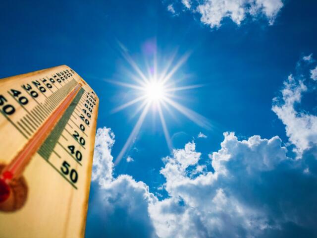 High temperatures in hot weather.